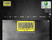 Tablet Screenshot of huronmachine.com